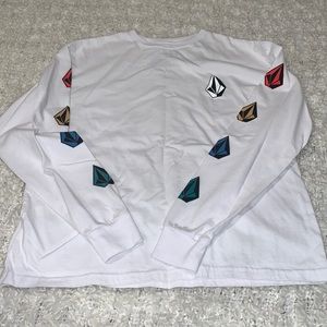🛹 NEW Boys Volcom long sleeve shirt NEVER WORN!!